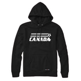 Canada Soccer Retro Stripe Sweatshirt or Hoodie