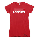Canada Soccer Retro Stripe T-shirt