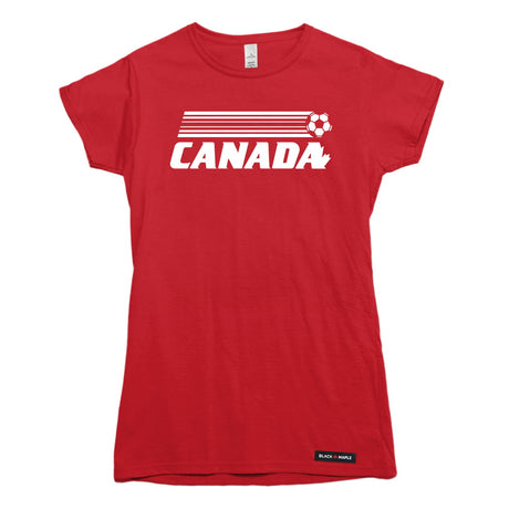 Canada Soccer Retro Stripe T-shirt