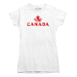 Canada Striped Design T-shirt
