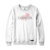 Canada Unity Wireframe Moose Sweatshirt or Hoodie