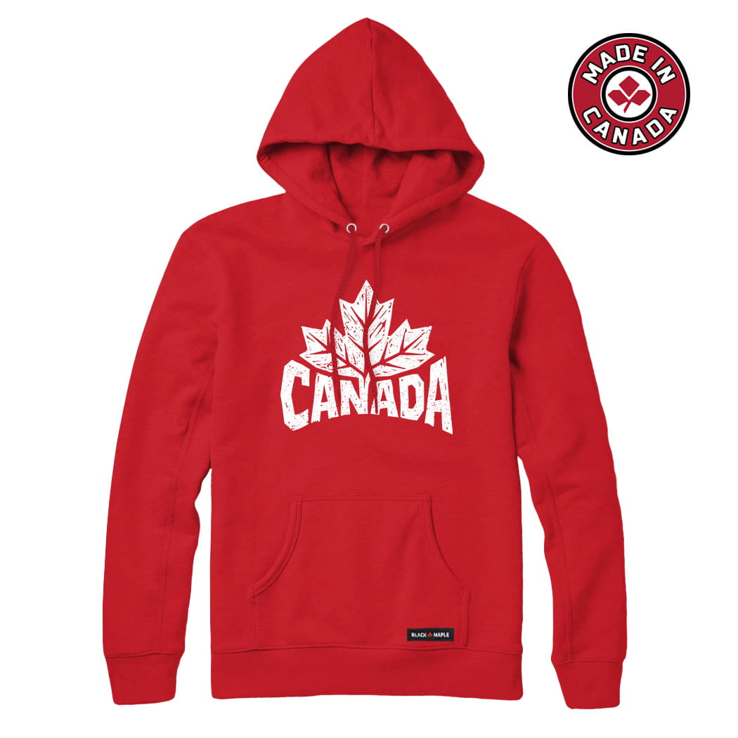 Canada Heritage Woodcut Sweatshirt or Hoodie