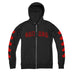 Canada Maple Leaf Sleeve Zip Hoodie