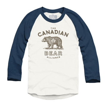 Canadian Bear Alliance Raglan Baseball Shirt