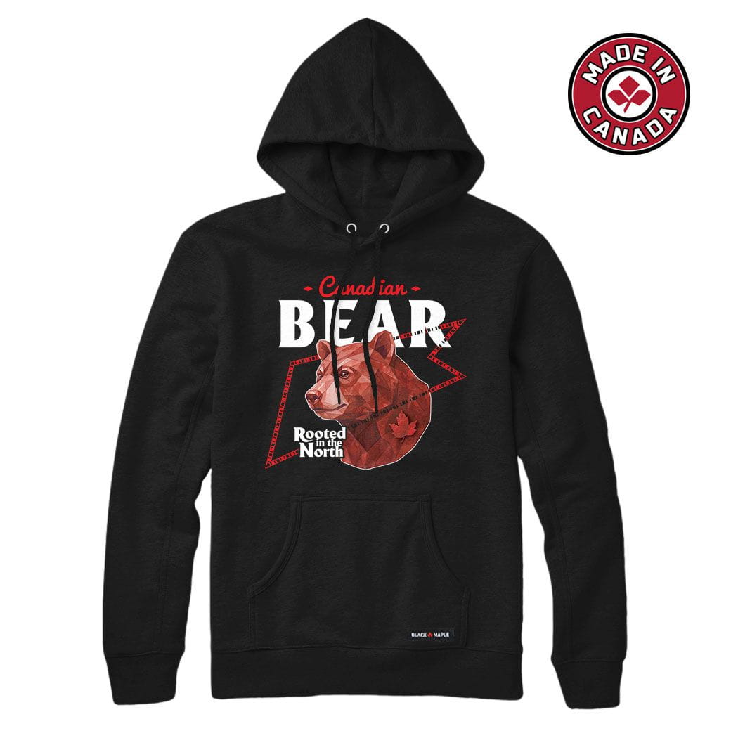 Canadian Bear Low Poly Bust Sweatshirt or Hoodie