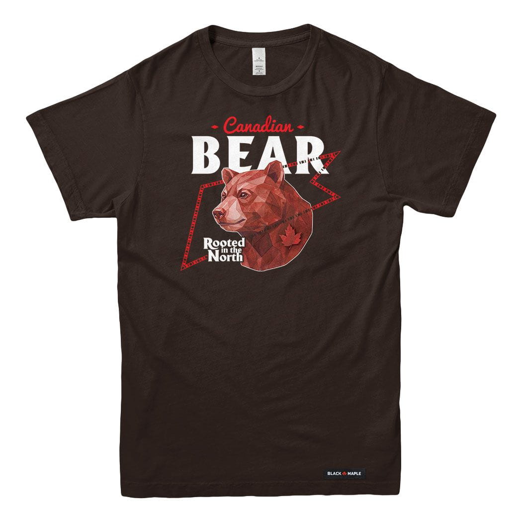 Canadian Bear Low Poly Bust T-shirt