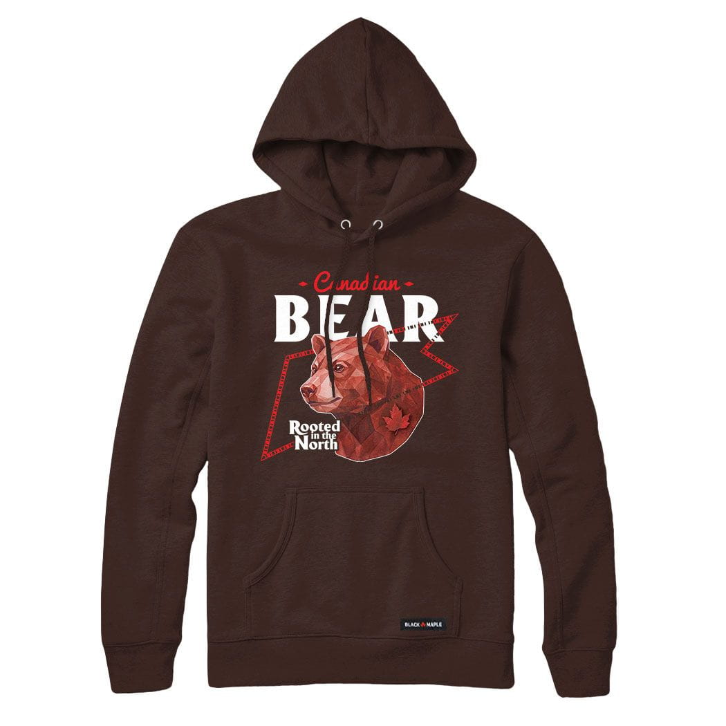 Canadian Bear Low Poly Bust Sweatshirt or Hoodie