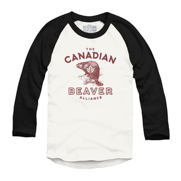 Canadian Beaver Alliance Raglan Baseball Shirt