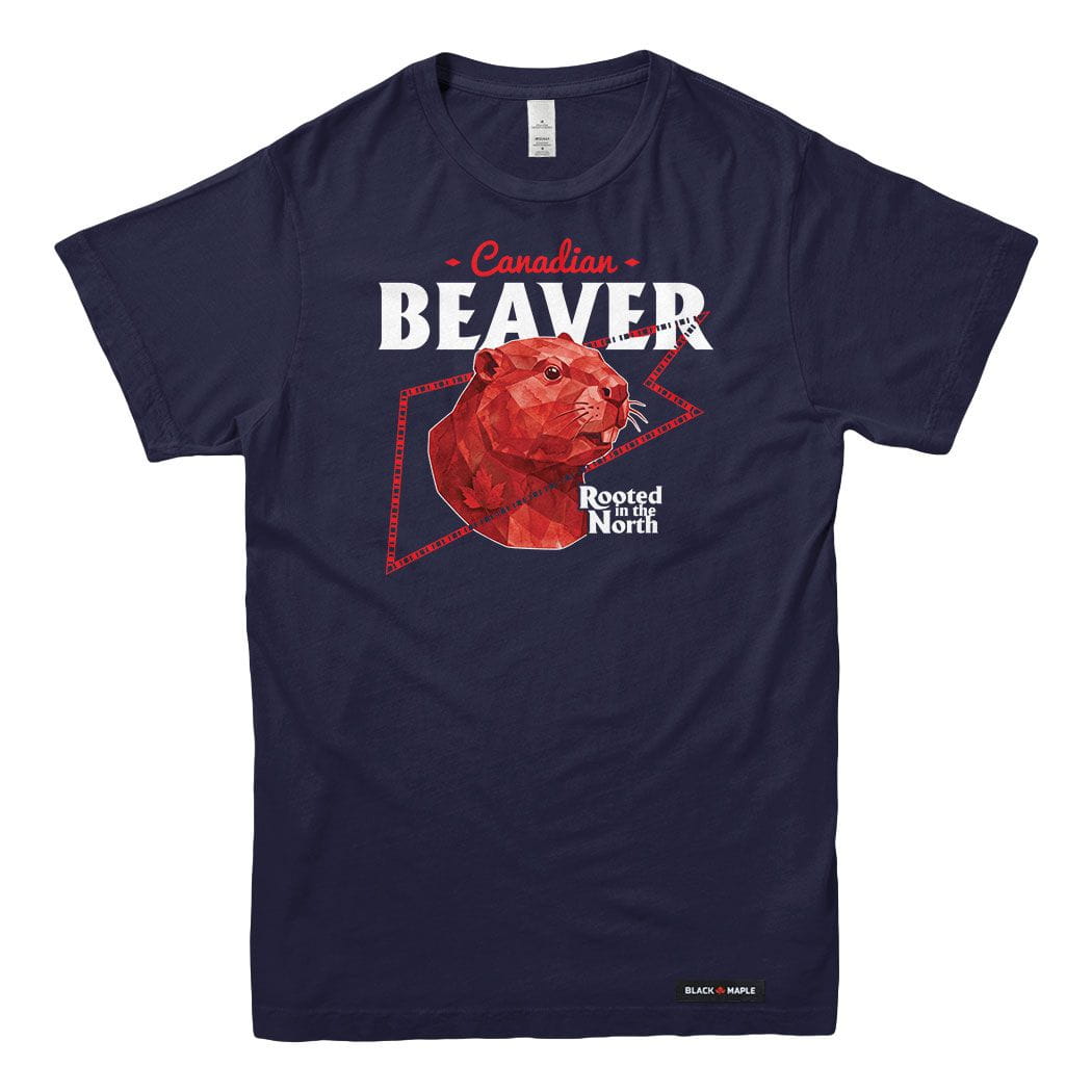 Canadian Beaver Low Poly Bust T-shirt