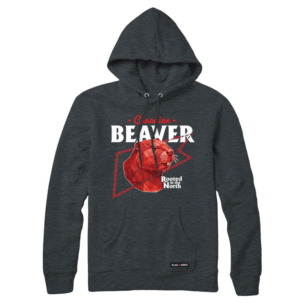 Canadian Beaver Low Poly Bust Sweatshirt or Hoodie