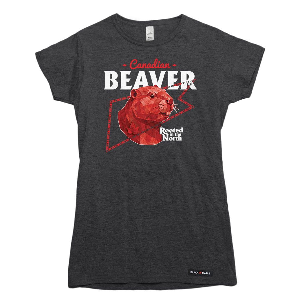 Canadian Beaver Low Poly Bust T-shirt
