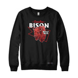 Canadian Bison Low Poly Bust Sweatshirt or Hoodie