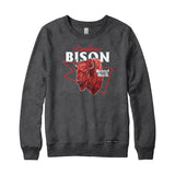 Canadian Bison Low Poly Bust Sweatshirt or Hoodie