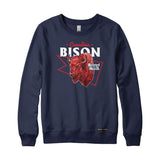 Canadian Bison Low Poly Bust Sweatshirt or Hoodie