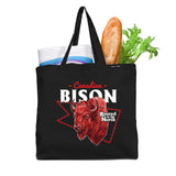 Canadian Bison Low Poly Bust Tote Bag