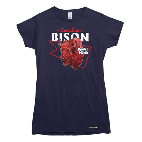 Canadian Bison Low Poly Bust T-shirt