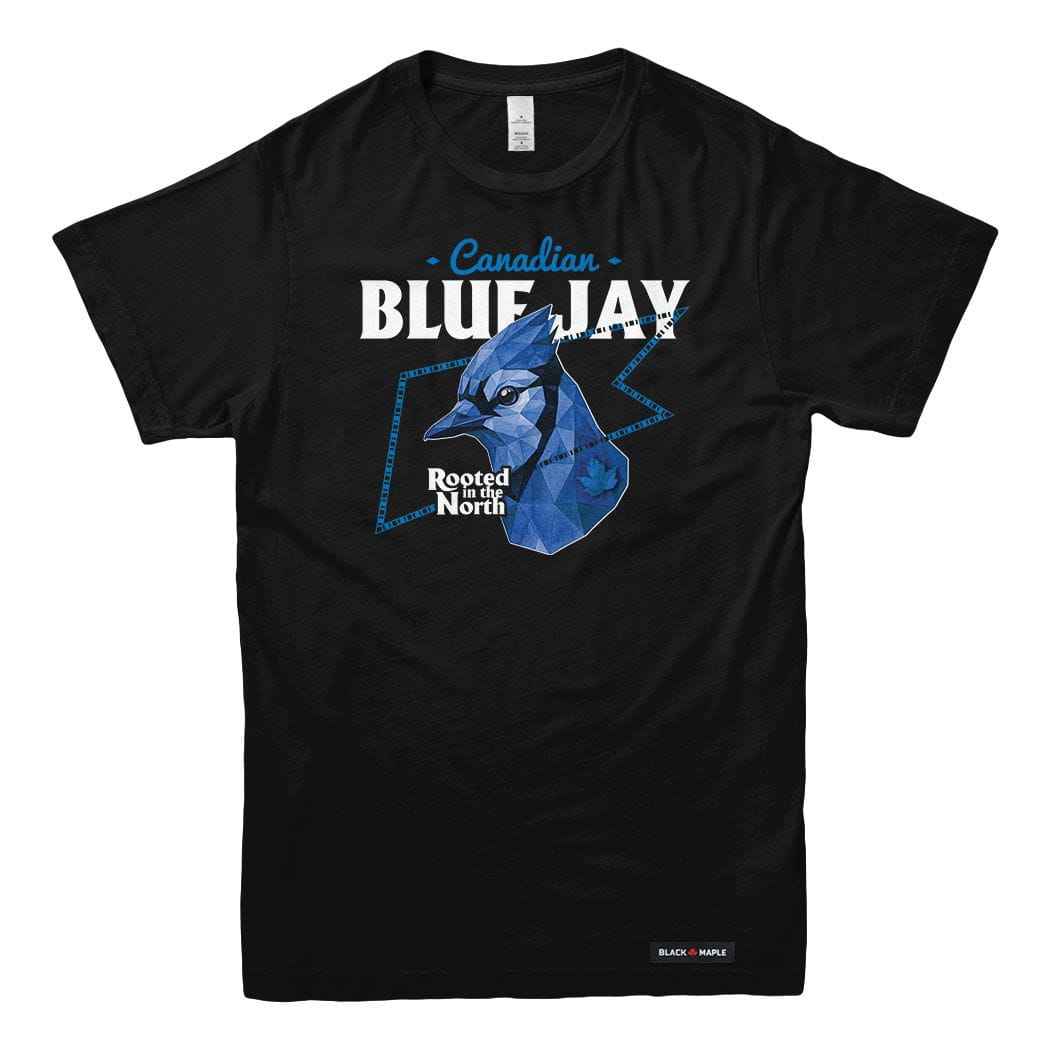 Canadian Blue Jay Low Poly Bust T-shirt