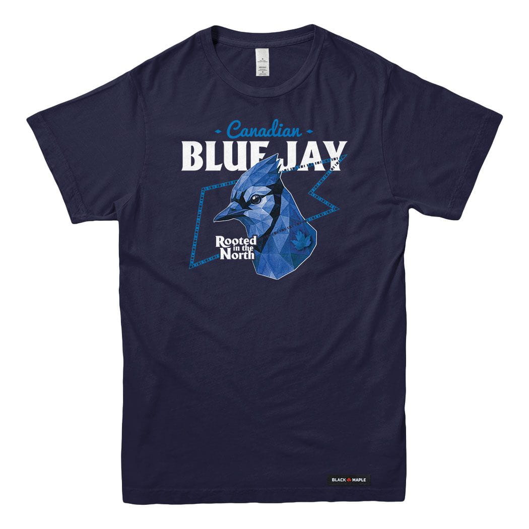 Canadian Blue Jay Low Poly Bust T-shirt