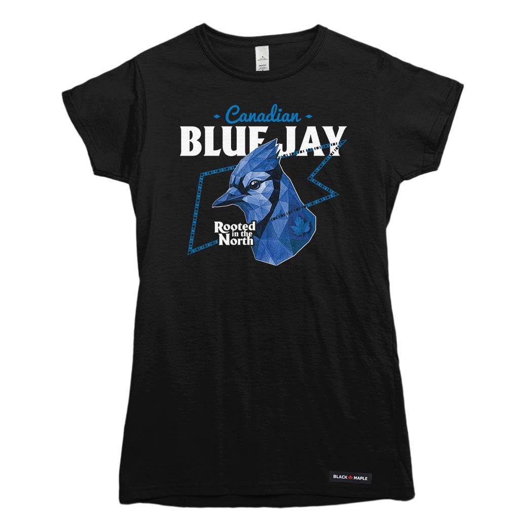 Canadian Blue Jay Low Poly Bust T-shirt