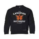 Canadian Butterfly Alliance Kids Crewneck Sweatshirt