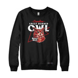 Canadian Great Horned Owl Low Poly Bust Sweatshirt or Hoodie