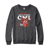Canadian Great Horned Owl Low Poly Bust Sweatshirt or Hoodie