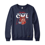 Canadian Great Horned Owl Low Poly Bust Sweatshirt or Hoodie