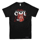 Canadian Great Horned Owl Low Poly Bust T-shirt