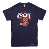 Canadian Great Horned Owl Low Poly Bust T-shirt
