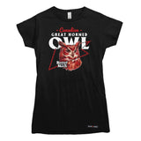 Canadian Great Horned Owl Low Poly Bust T-shirt