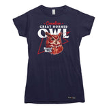 Canadian Great Horned Owl Low Poly Bust T-shirt