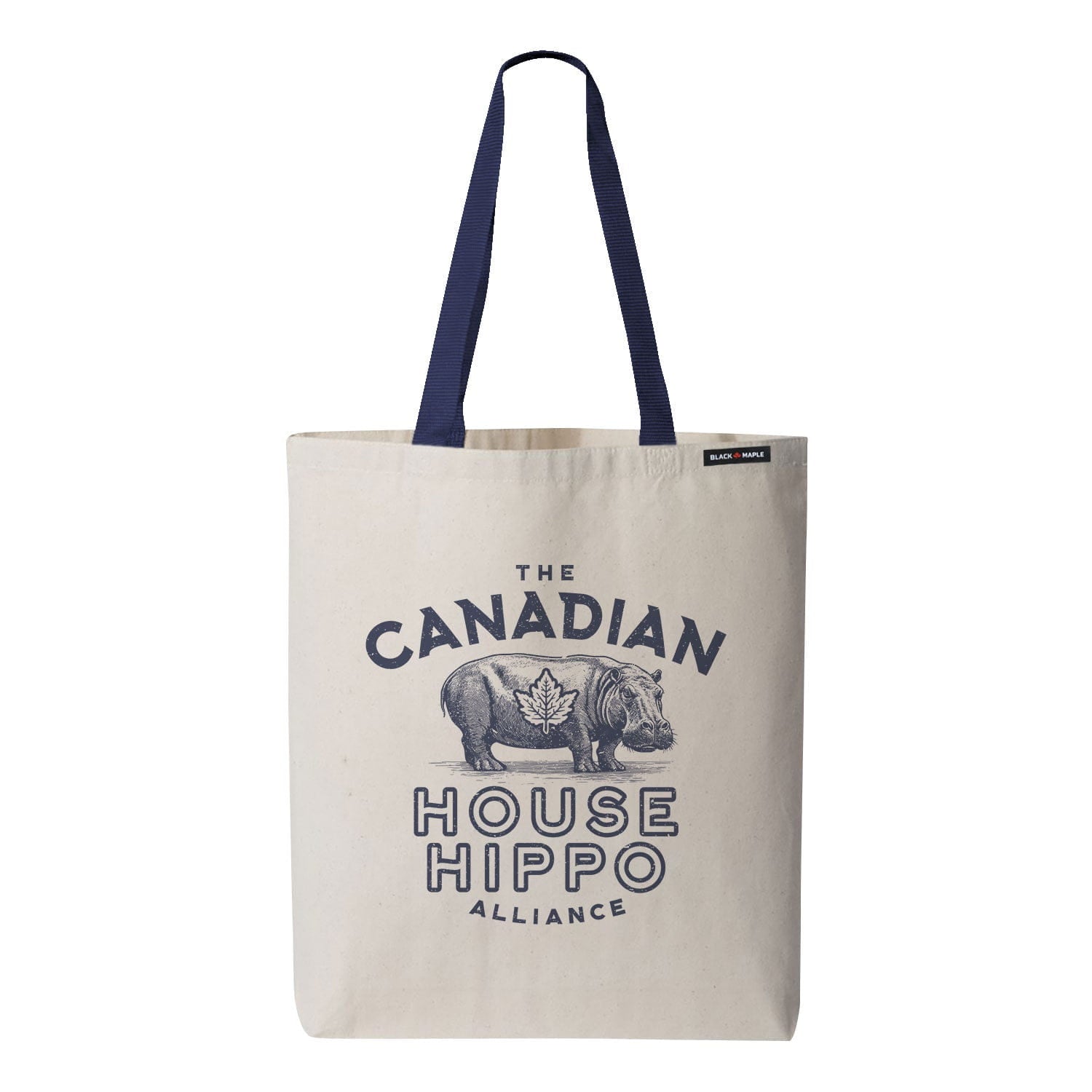 Canadian House Hippo Alliance Tote Bag – Black Maple Trading Co.
