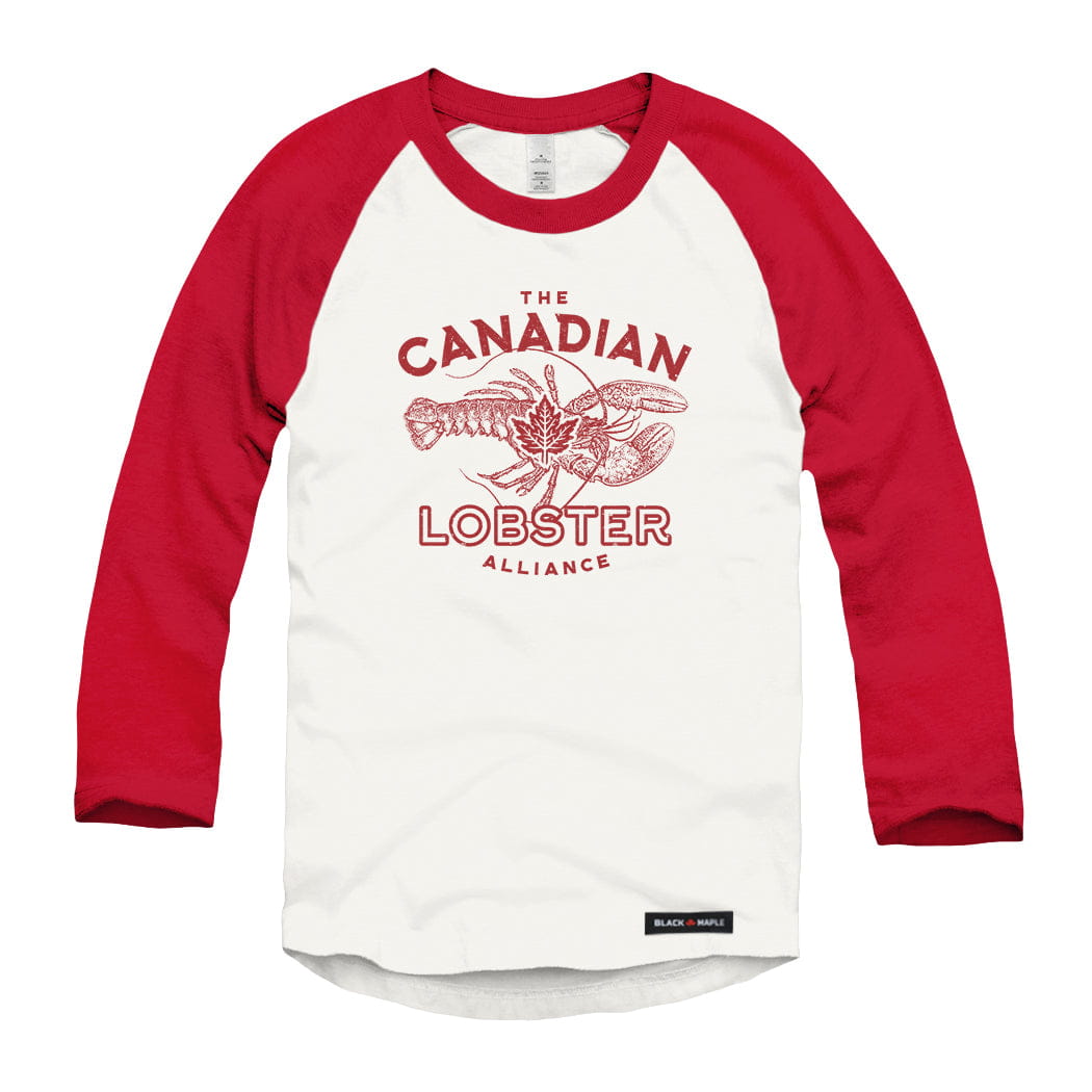 Canadian Lobster Alliance Raglan Baseball Shirt