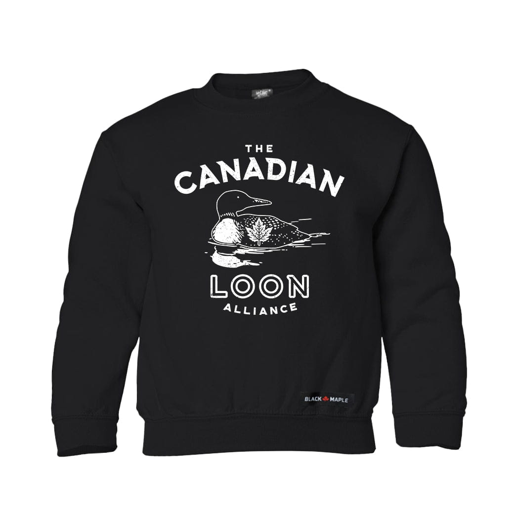 Canadian Loon Alliance Kids Crewneck Sweatshirt