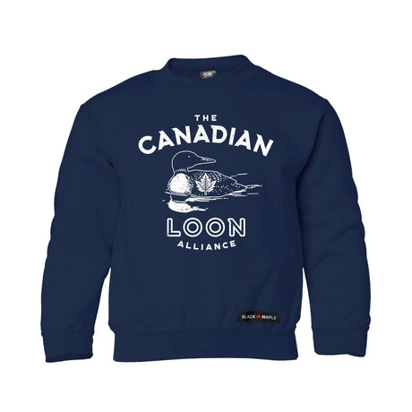 Canadian Loon Alliance Kids Crewneck Sweatshirt