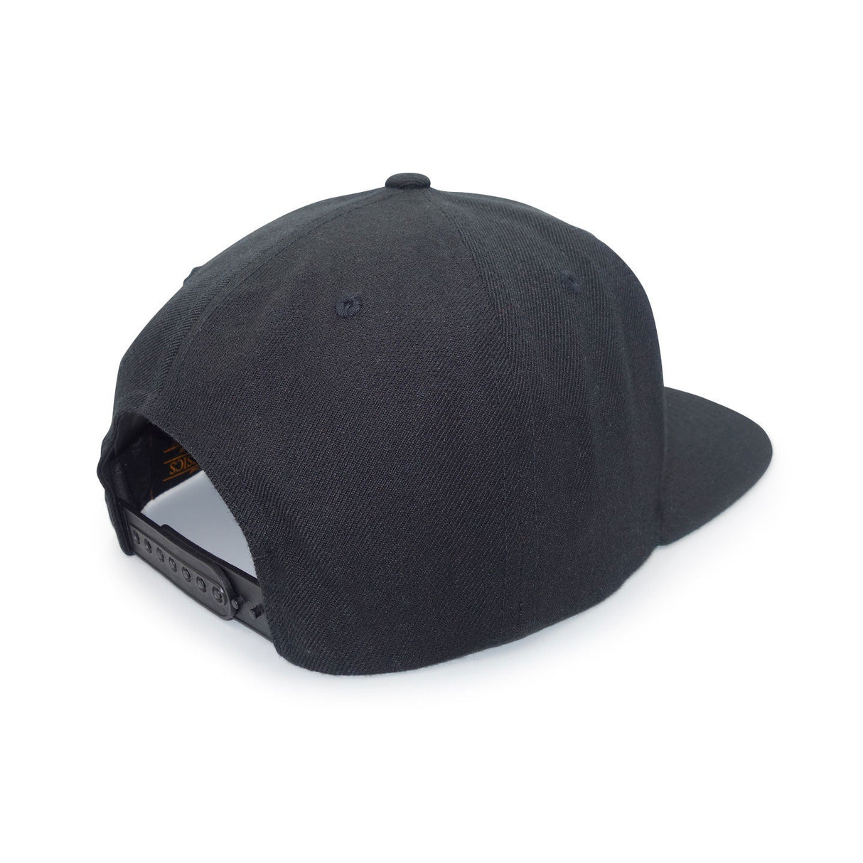 Canadian Made Black Flat Brim Snapback Hat