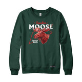 Canadian Moose Low Poly Bust Sweatshirt or Hoodie