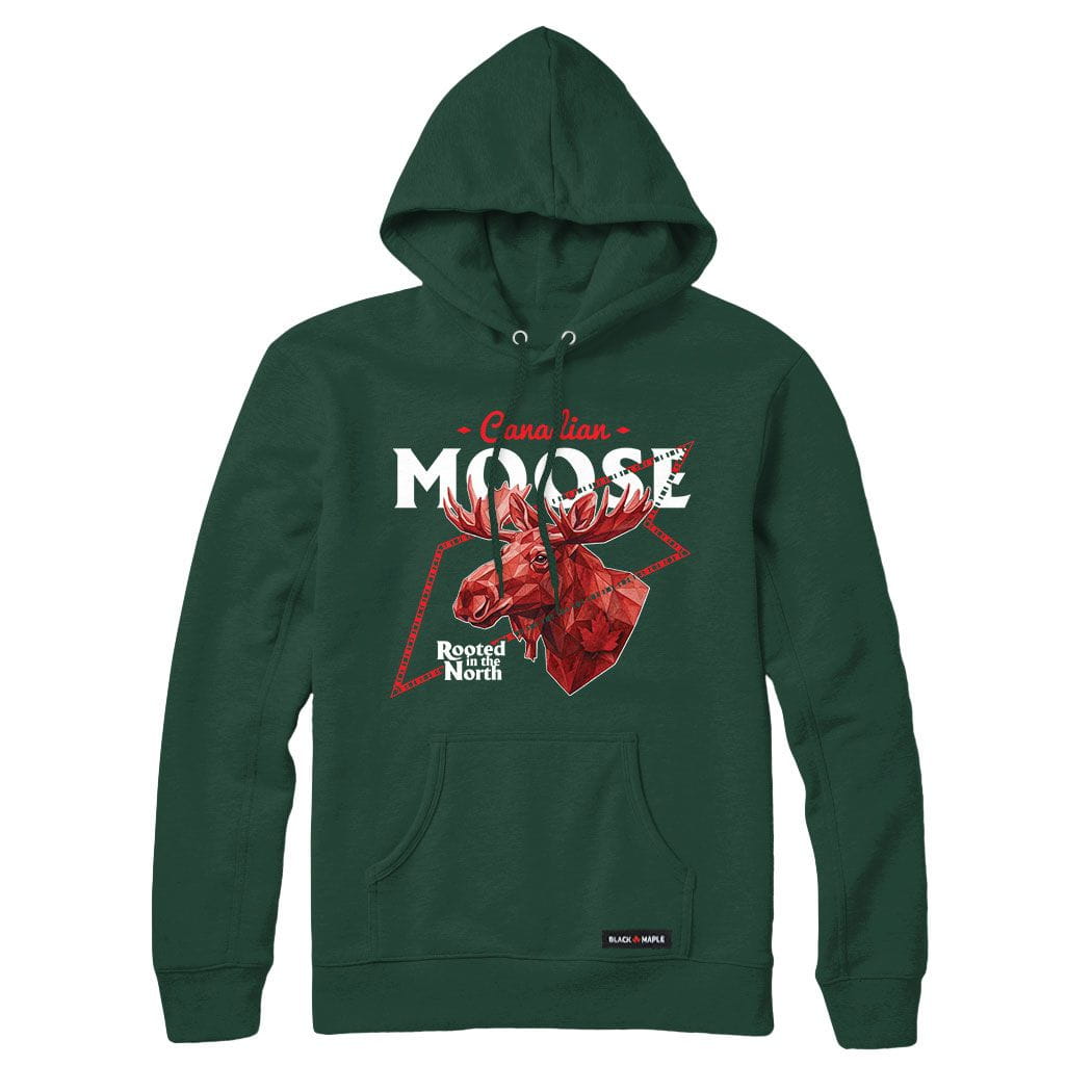 Canadian Moose Low Poly Bust Sweatshirt or Hoodie