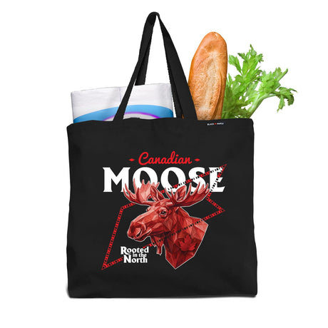 Canadian Moose Low Poly Bust Tote Bag