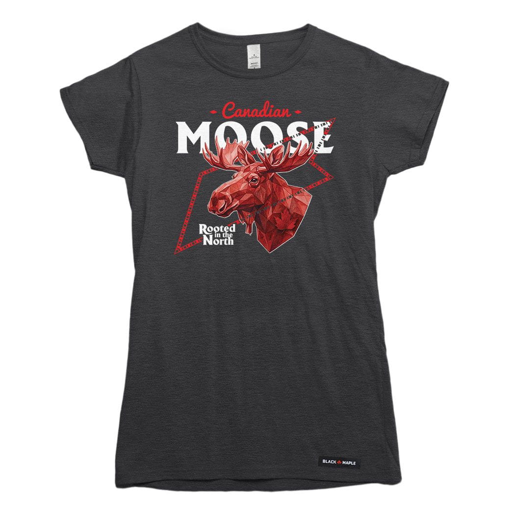 Canadian Moose Low Poly Bust T-shirt
