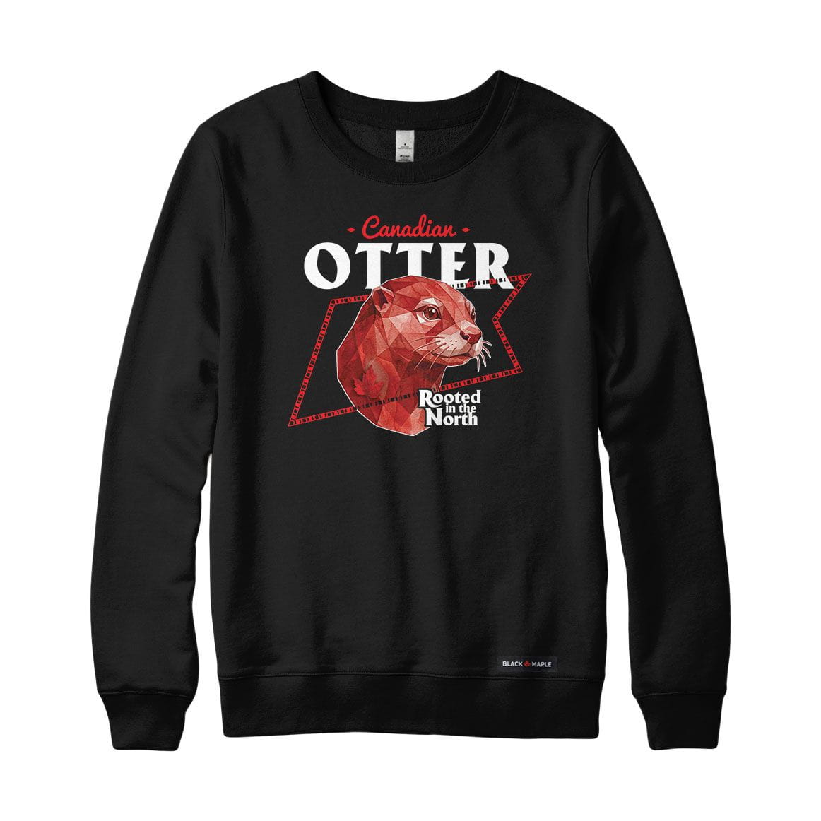 Canadian Otter Low Poly Bust Sweatshirt or Hoodie