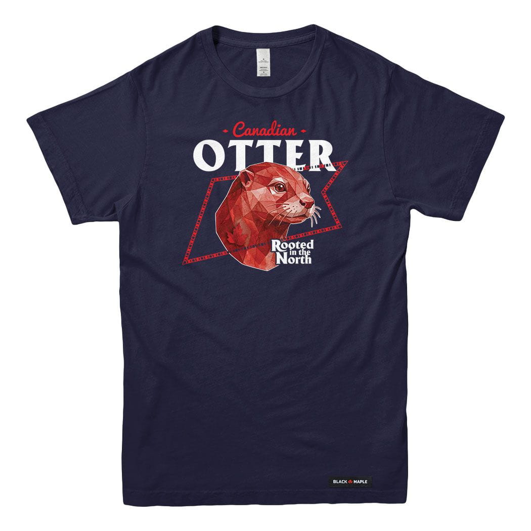 Canadian Otter Low Poly Bust T-shirt
