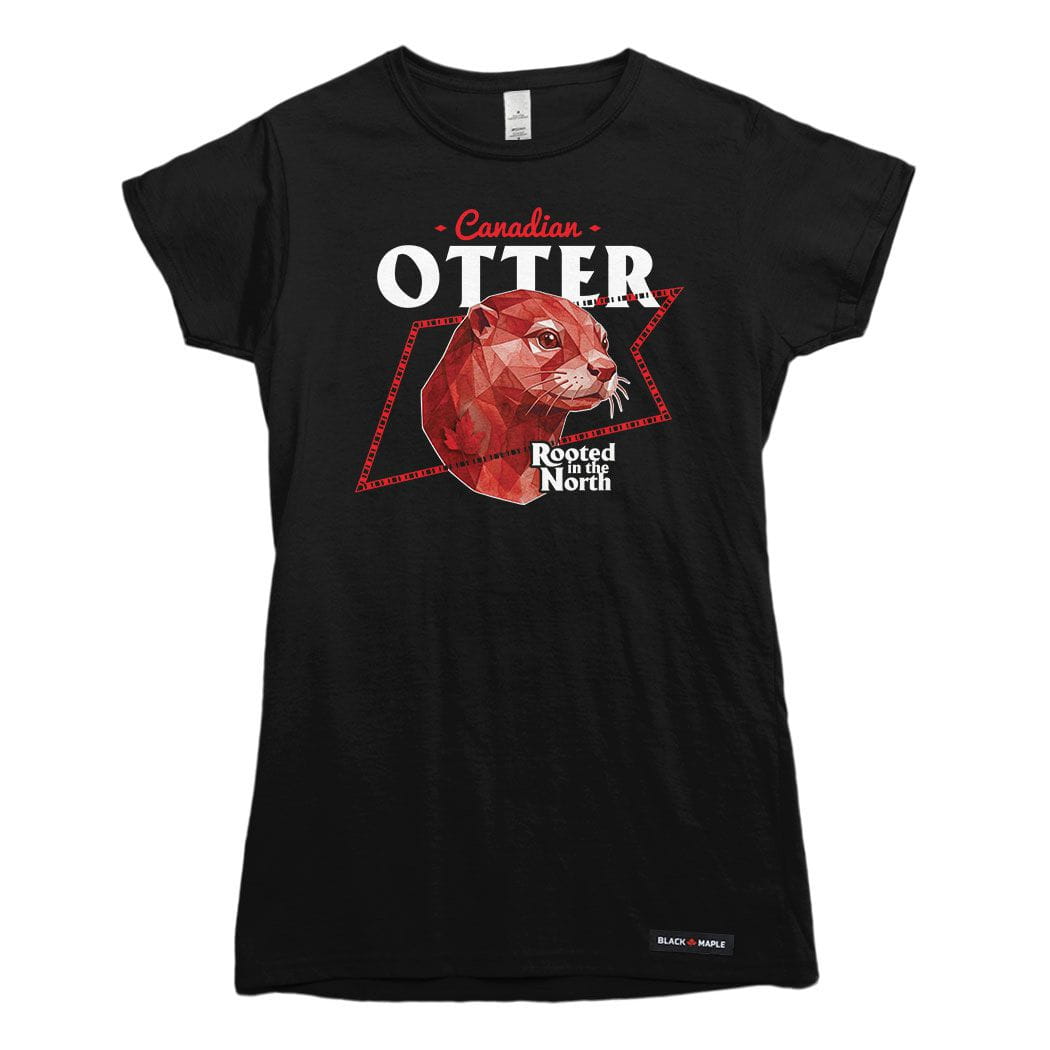 Canadian Otter Low Poly Bust T-shirt