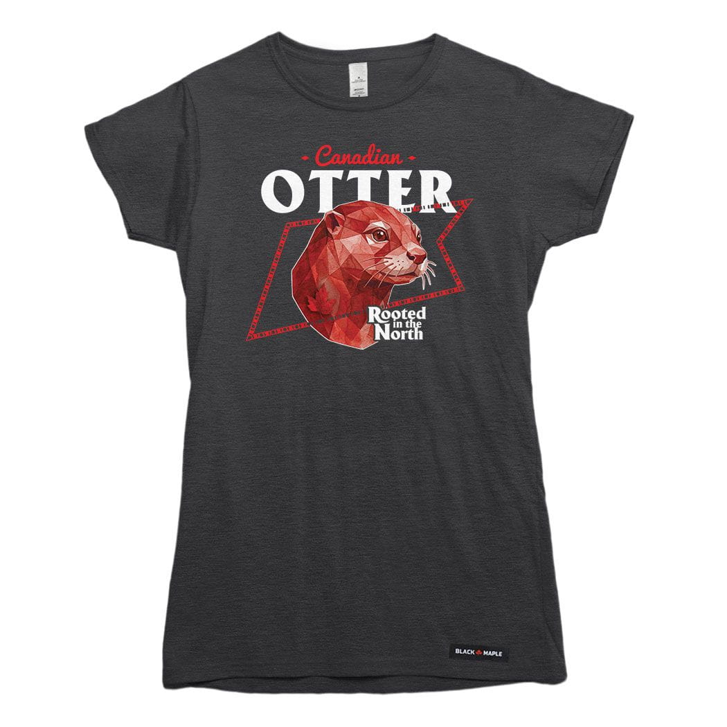 Canadian Otter Low Poly Bust T-shirt