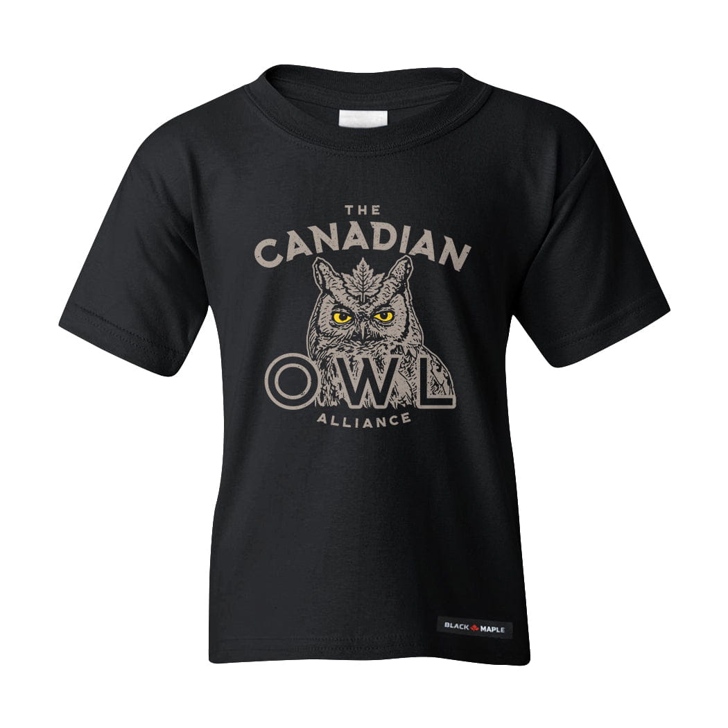 Canadian Owl Alliance Kids T-shirt