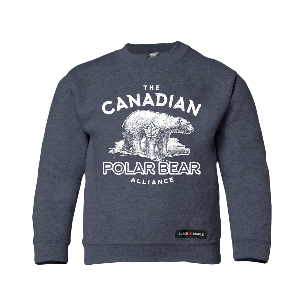 Canadian Bear Alliance Kids Crewneck Sweatshirt