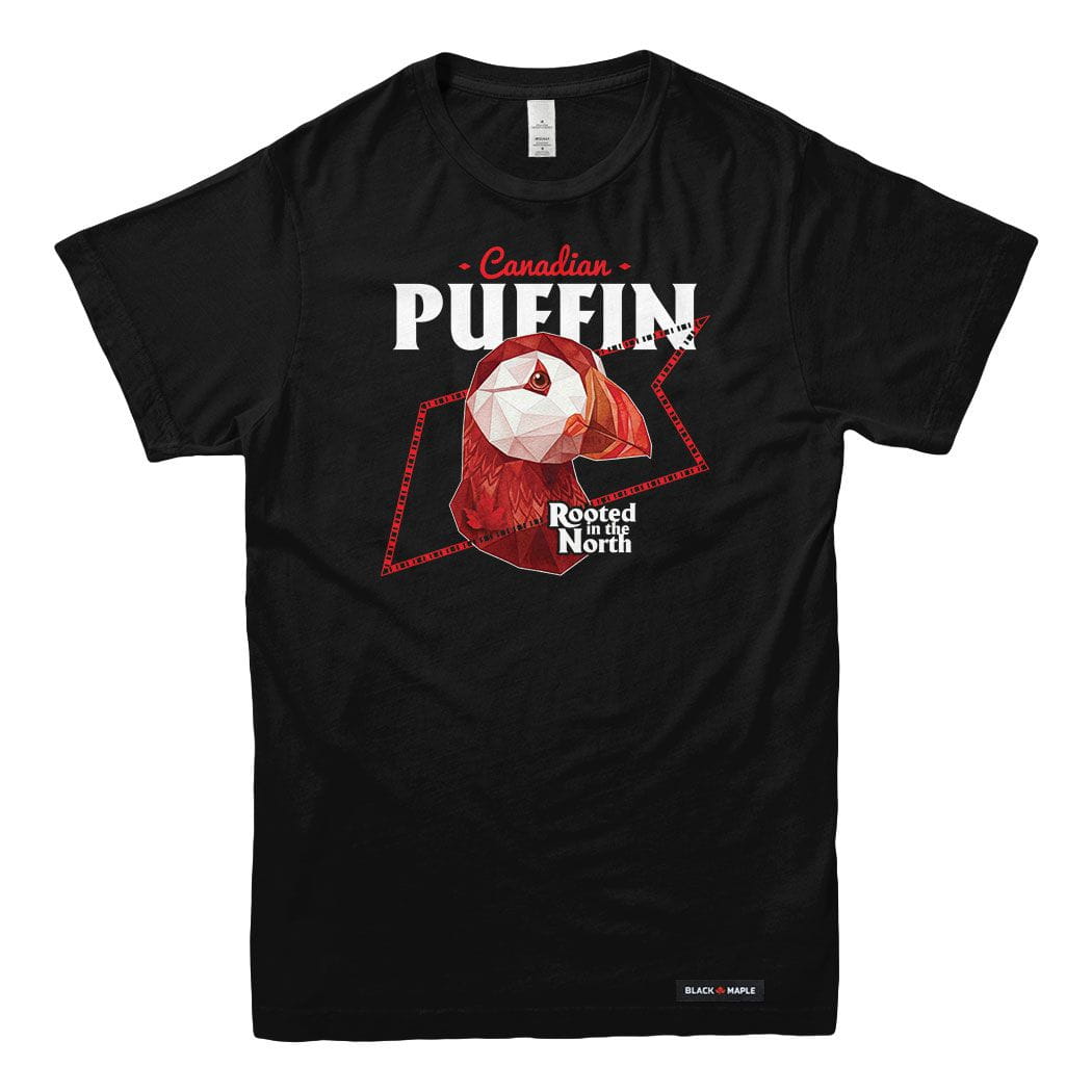 Canadian Puffin Low Poly Bust T-shirt