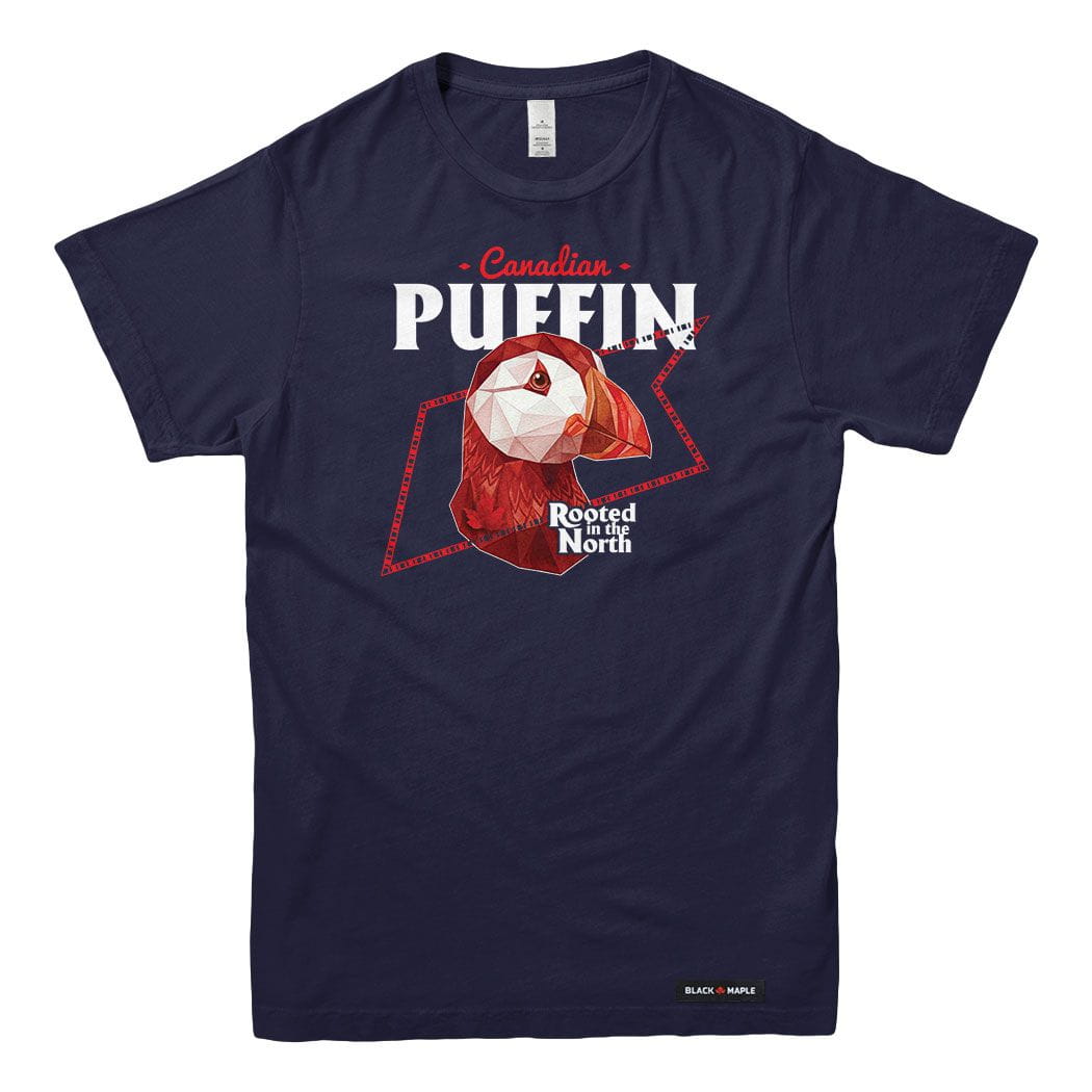 Canadian Puffin Low Poly Bust T-shirt