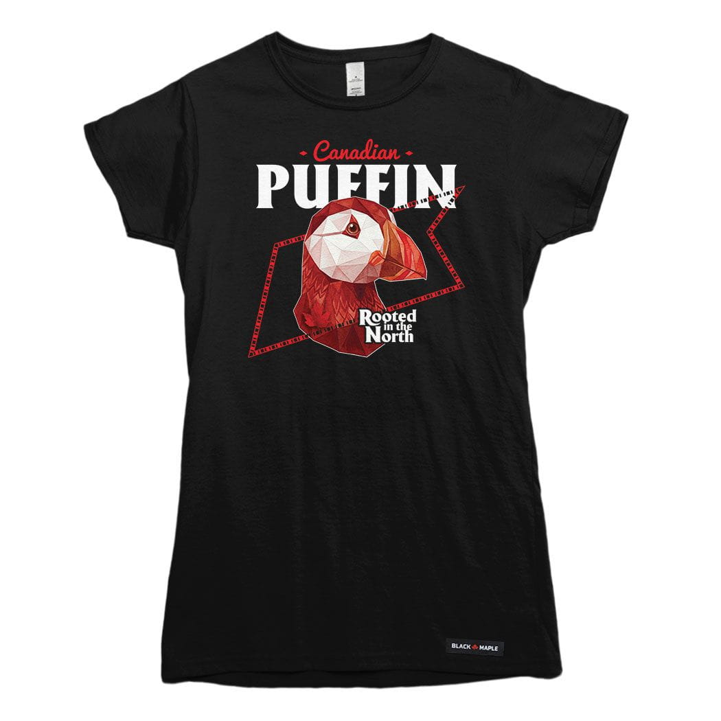 Canadian Puffin Low Poly Bust T-shirt