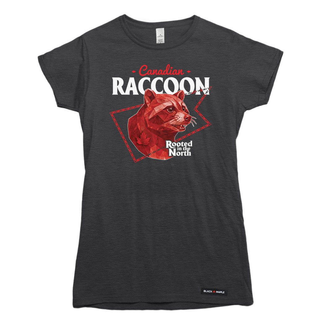 Canadian Raccoon Low Poly Bust T-shirt